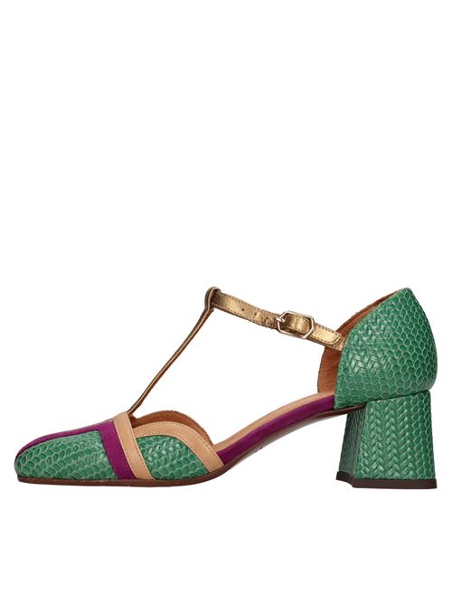 Décolleté in pelle modello Volai42 CHIE MIHARA | VOLAI42 FORDVERDE-VIOLA-ORO-BEIGE